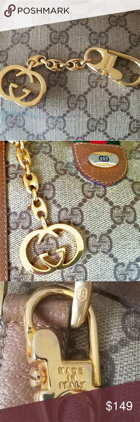 gucci key chains|vintage gucci key holder.